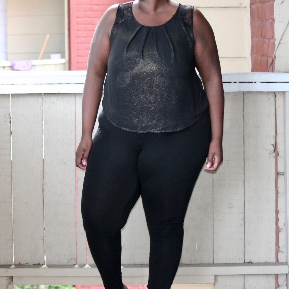 ASTR shimmer top